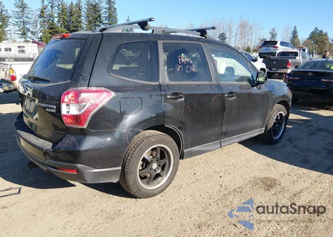 2015 Subaru Forester 2.5I Premium из США, поврежденный, VIN JF2SJADC3FH590819